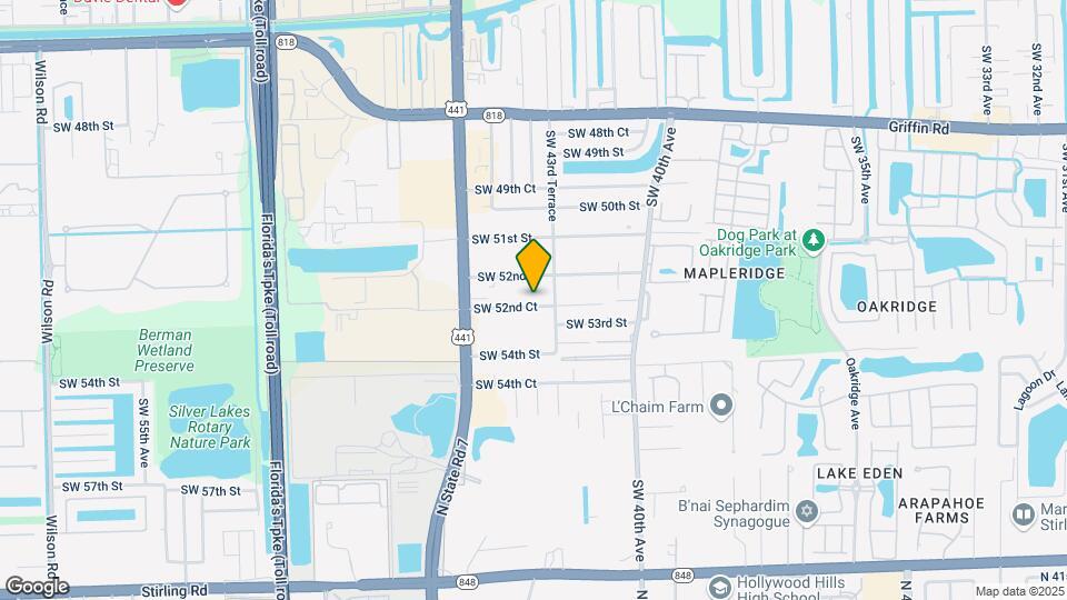 4361 SW 52nd Ct Map and Location Details