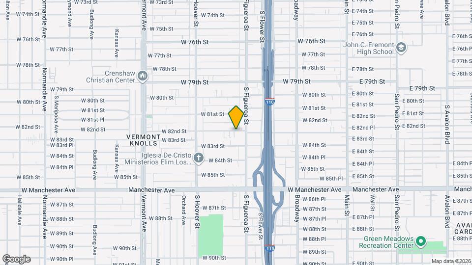 522 W 82nd St Map and Location Details