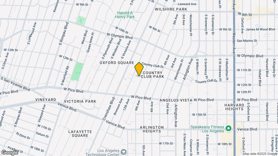 1165-1175 S Norton Ave Mapa y Detalles de la Ubicación