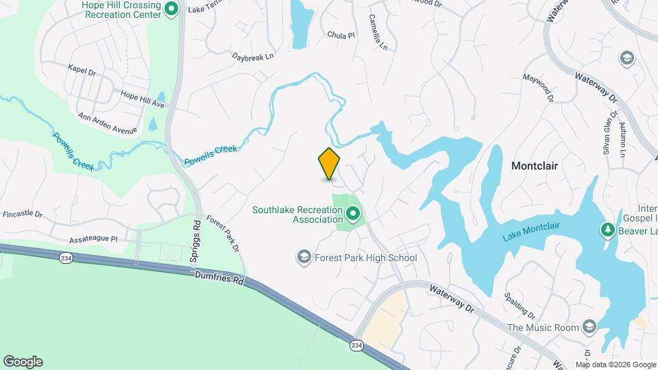 5111 Lands End Ct Map and Location Details