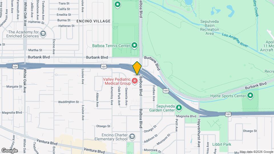 The Oaks on Balboa Map and Location Details