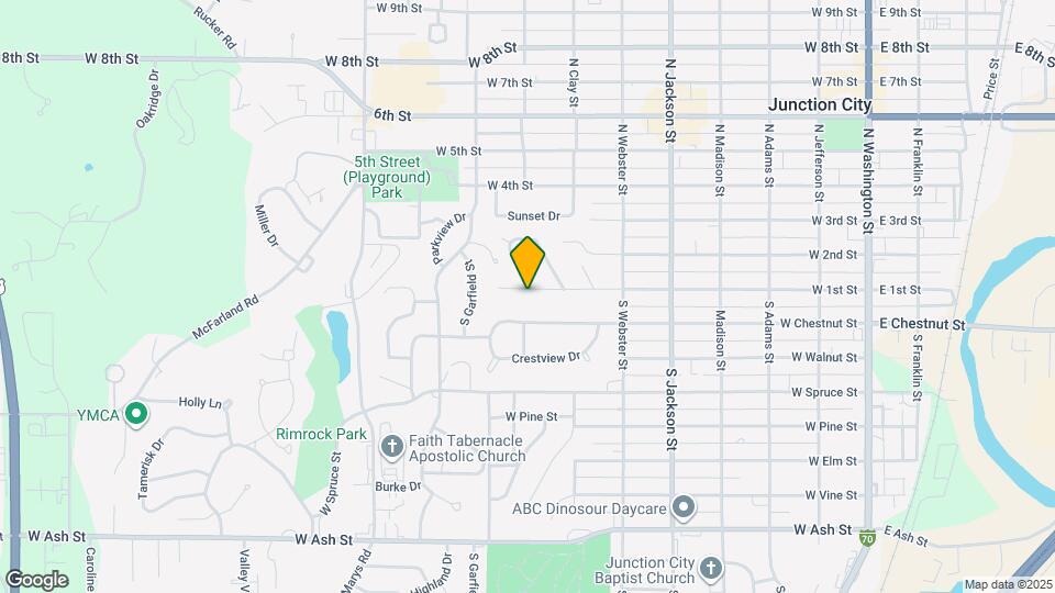 741 W 1st St Map and Location Details