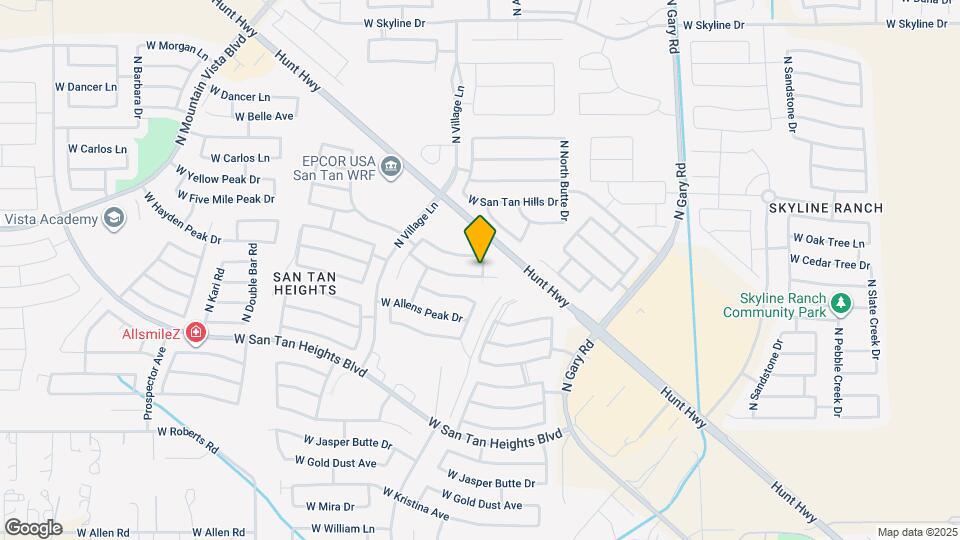 2224 W Silver Creek Ln Map and Location Details