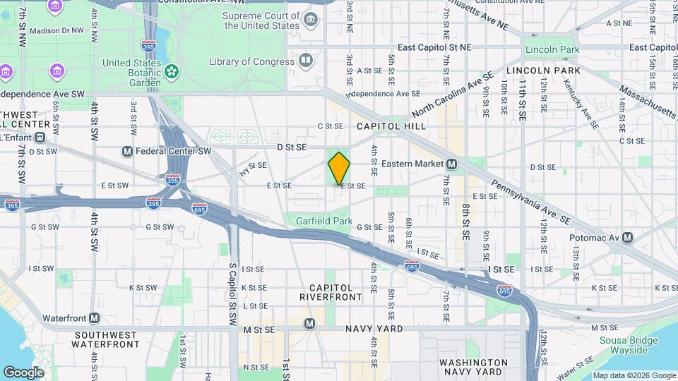 221 E St SE Map and Location Details