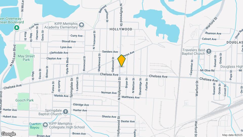1446 S Hollywood St Map and Location Details