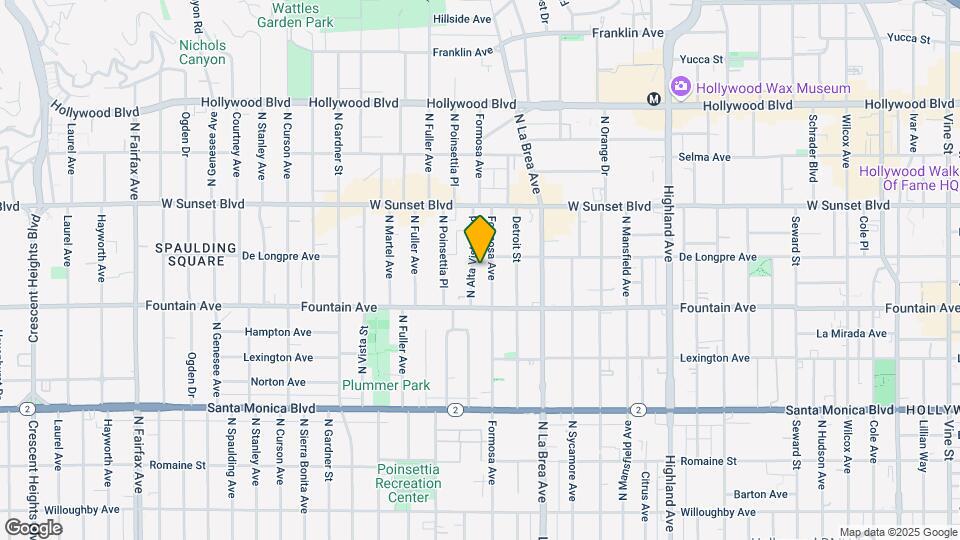 1352 N Alta Vista Blvd Map and Location Details