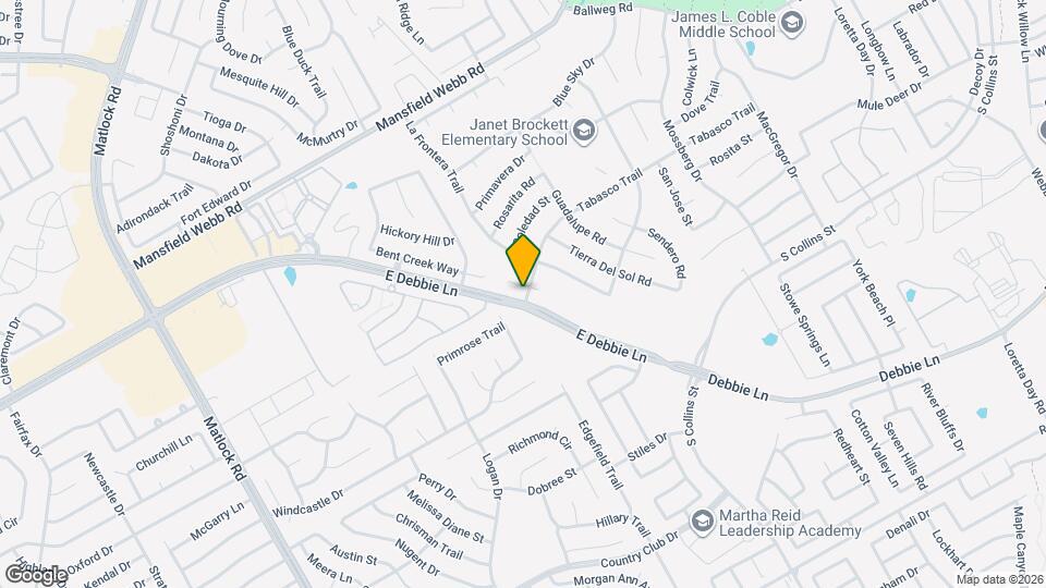 8110 Toltec Ct Map and Location Details