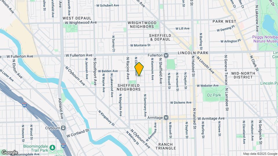 2235 N Clifton Ave, Unit B Mapa y Detalles de la Ubicación
