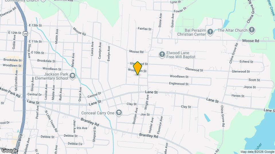 801 Bostian Ave Map and Location Details