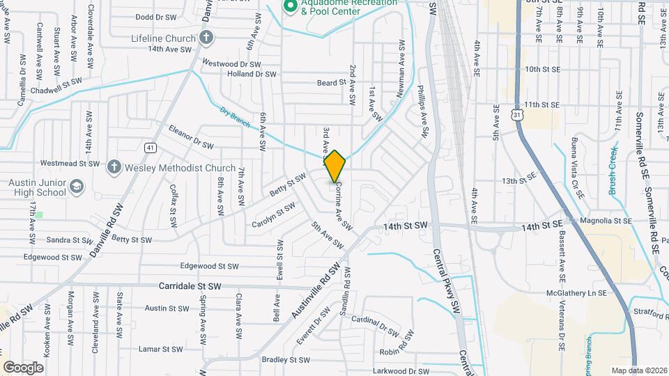 1807 Corrine Ave SW Map and Location Details