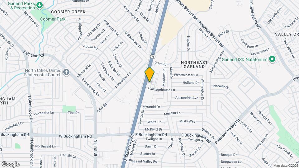 605 Carriagehouse Ln Map and Location Details