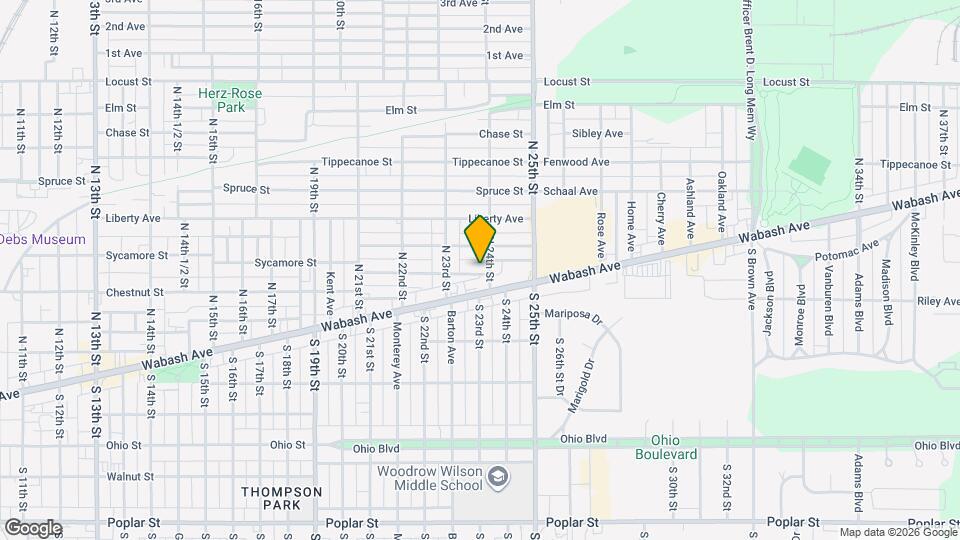 2336 Sycamore St Map and Location Details