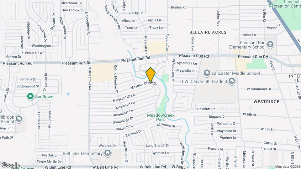 1146 Meadow Creek Dr Map and Location Details