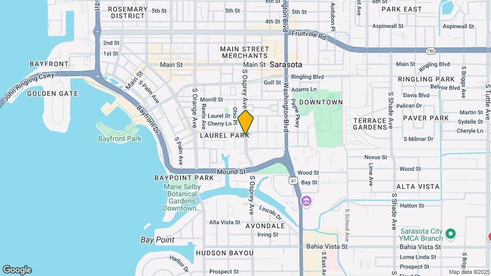 628 S Osprey Ave Mapa y Detalles de la Ubicación