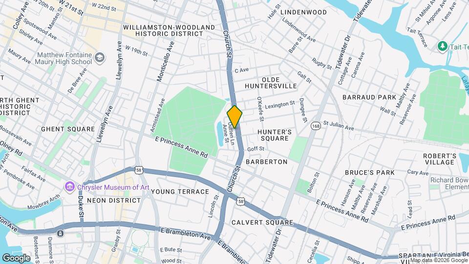 1405 Church St Map and Location Details