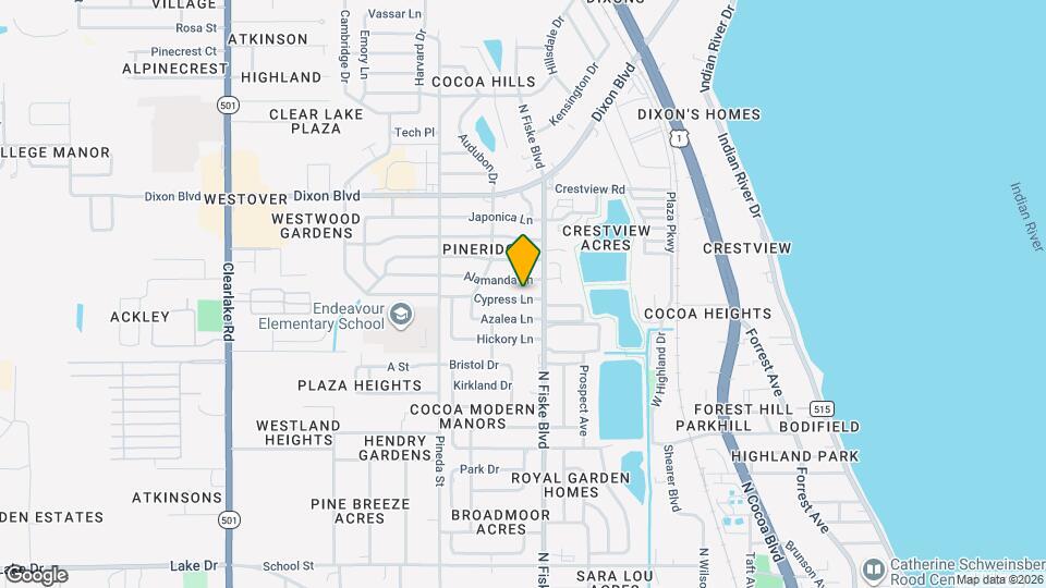 1044 Cypress Ln Map and Location Details