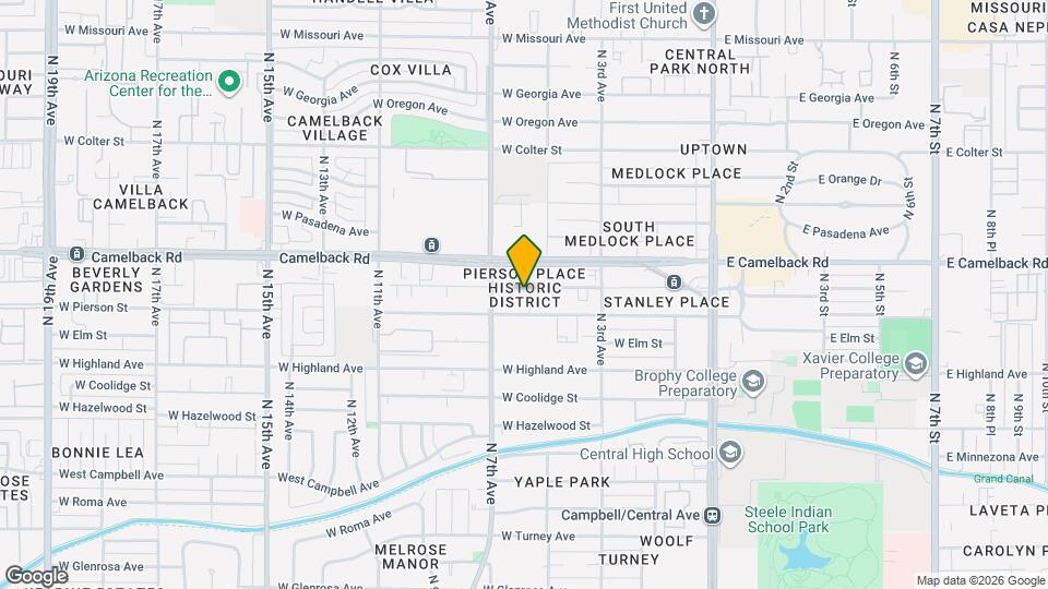 537 W Mariposa St Map and Location Details