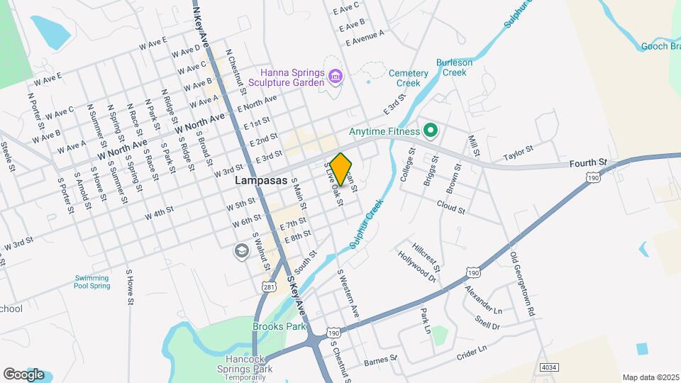 502 E 6th St Map and Location Details