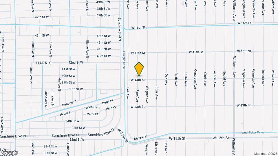 2006 W 14th St Map and Location Details