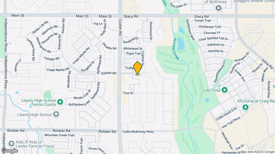 8708 Fairway Ln Map and Location Details