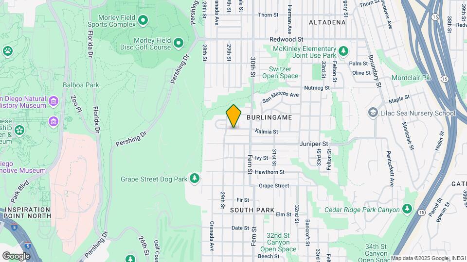 2927 Kalmia St Map and Location Details