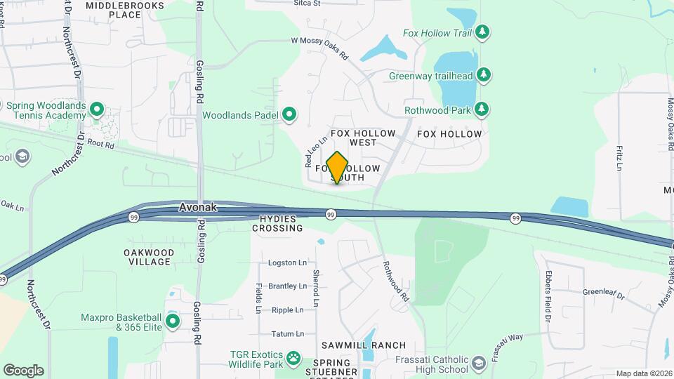 5143 Roth Forest Ln Map and Location Details