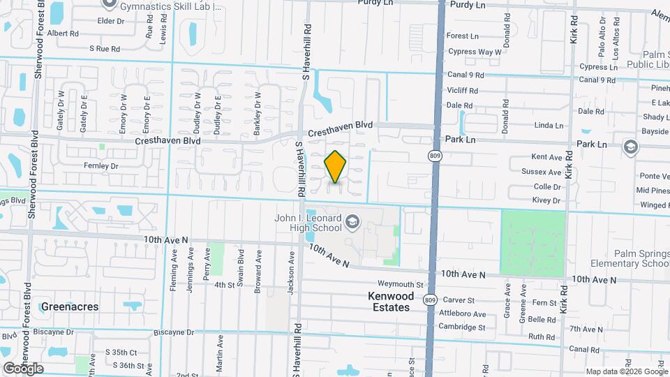 2965 Ashley Dr W Map and Location Details