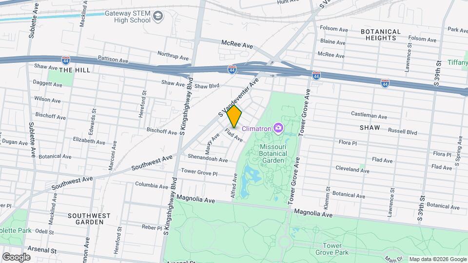 4535 Flad Ave Map and Location Details