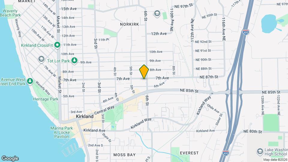 615 6th St, Unit 204 Map and Location Details
