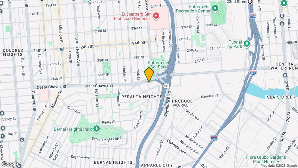 1529 Hampshire St Map and Location Details