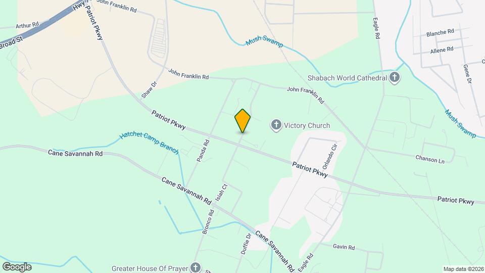 1025 David Austin Rd Map and Location Details