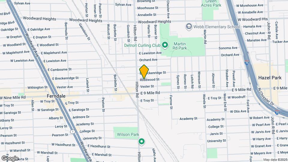1048 Rosewood St Map and Location Details