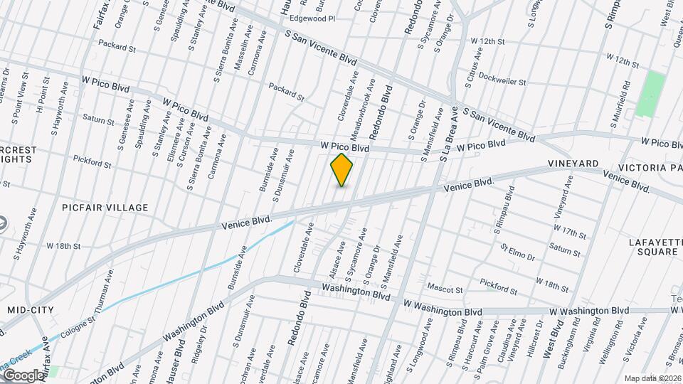 1520 Meadowbrook Ave Map and Location Details