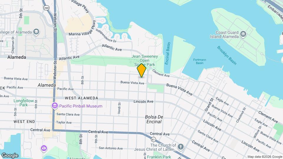 1816 Bay St Mapa y Detalles de la Ubicación