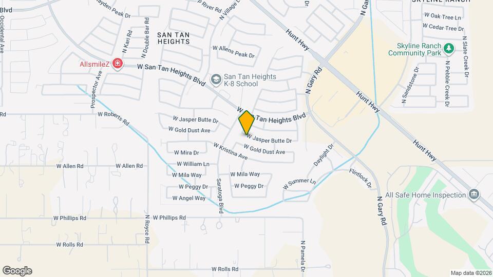 2365 W Jasper Butte Dr Map and Location Details