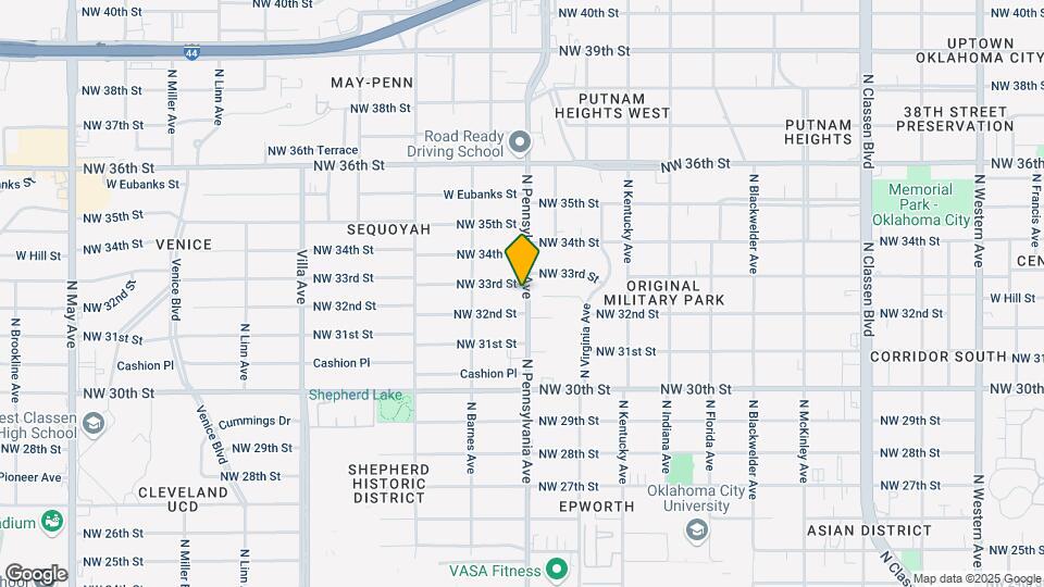 2100 NW 33rd St Map and Location Details
