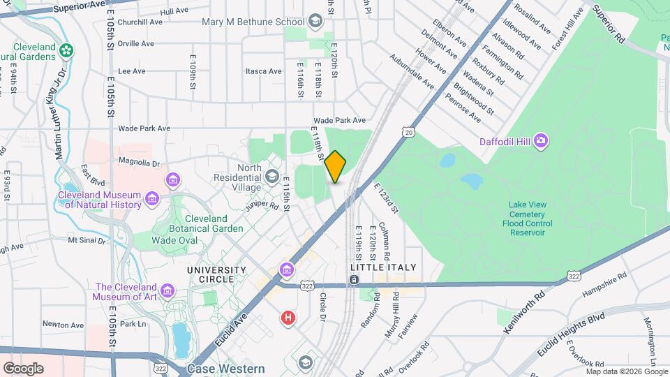 1655 E 118th St Mapa y Detalles de la Ubicación