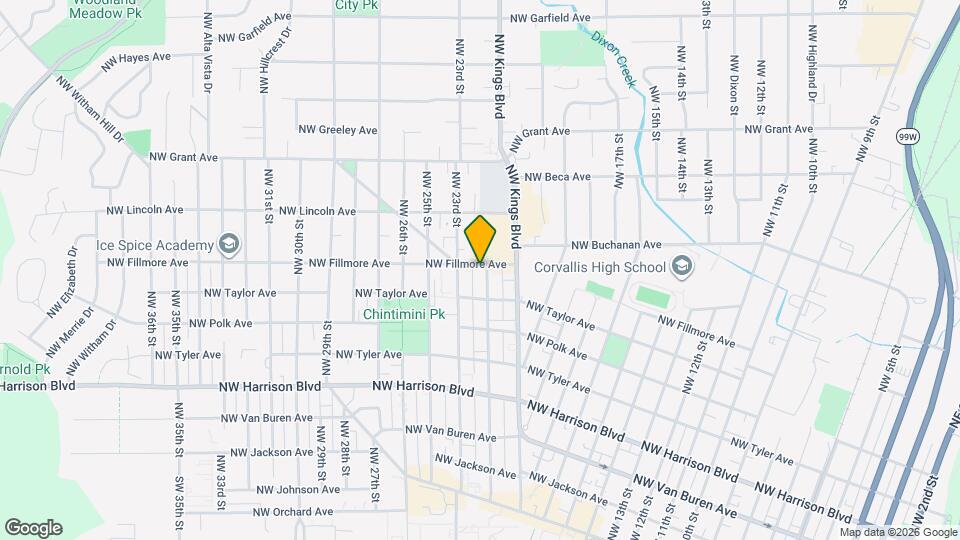 2130 NW Fillmore Ave Map and Location Details