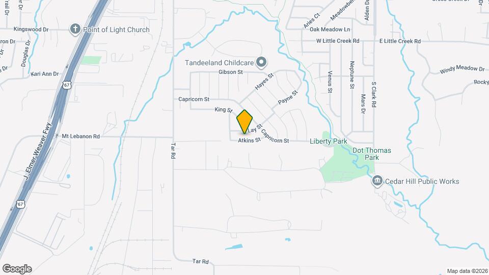 1433 Atkins St Map and Location Details