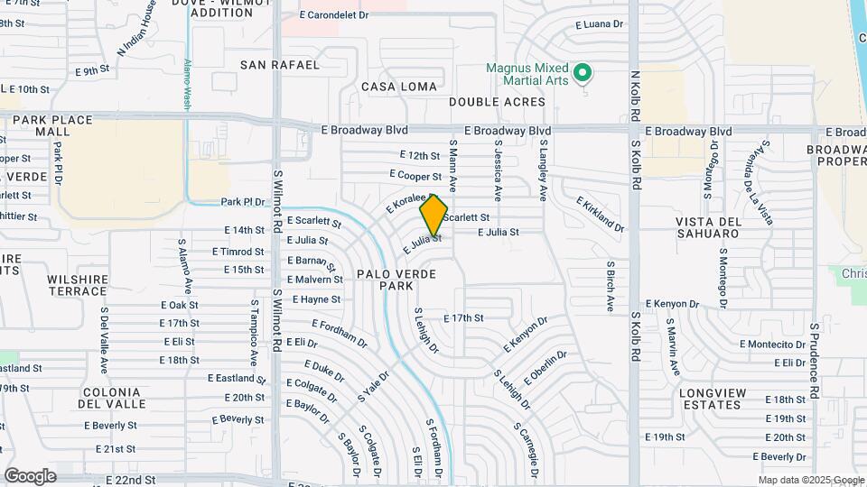 6644 E Julia St Map and Location Details