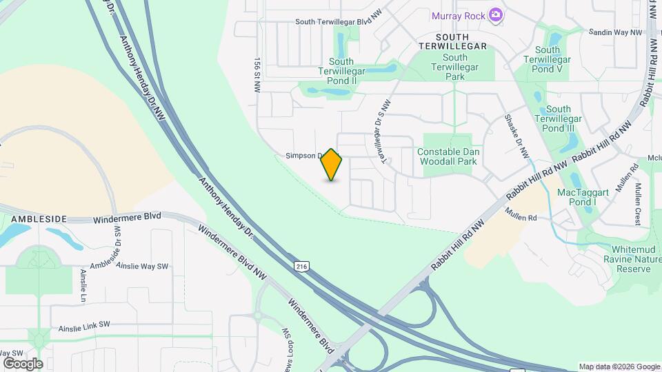 9357 Simpson Dr NW Map and Location Details