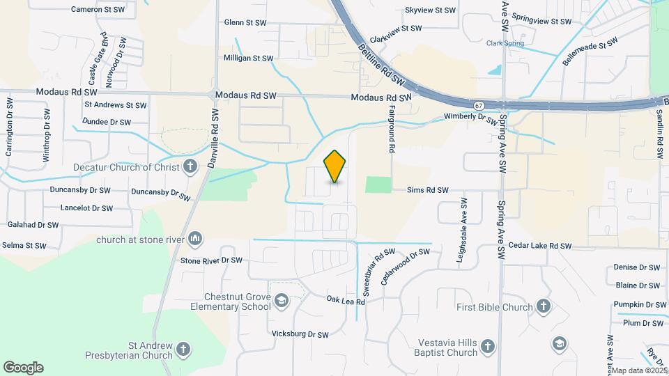 2932 McDonald Dr SW Mapa y Detalles de la Ubicación