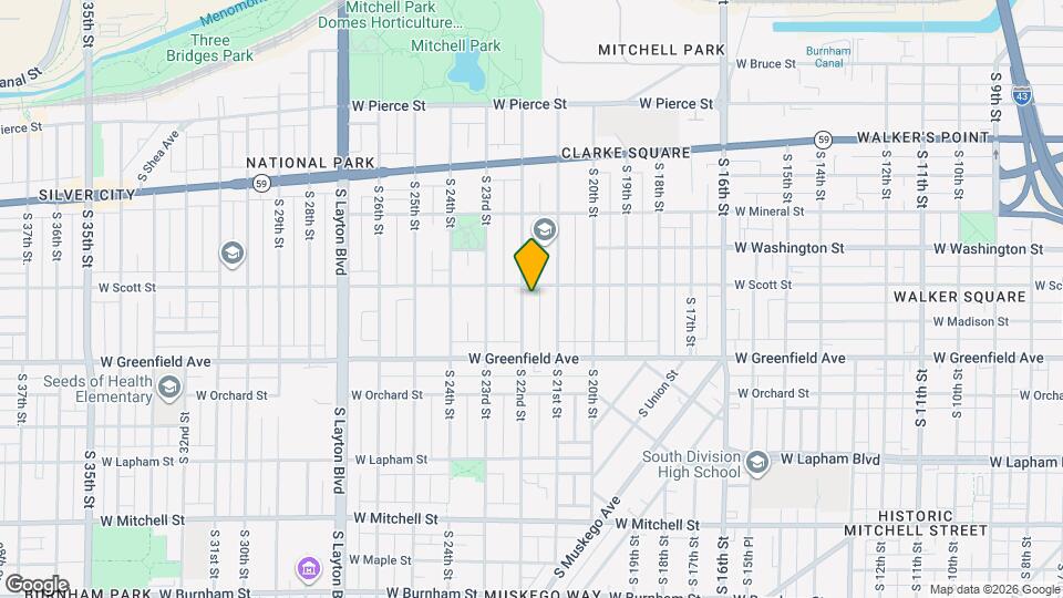 1214 S 22nd St Map and Location Details