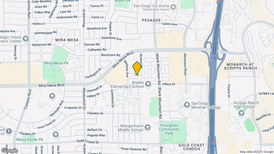 9050 Mesa Woods Ave Map and Location Details