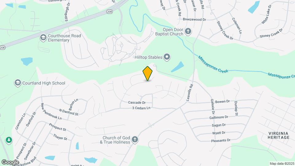 10021 Windridge Dr Map and Location Details