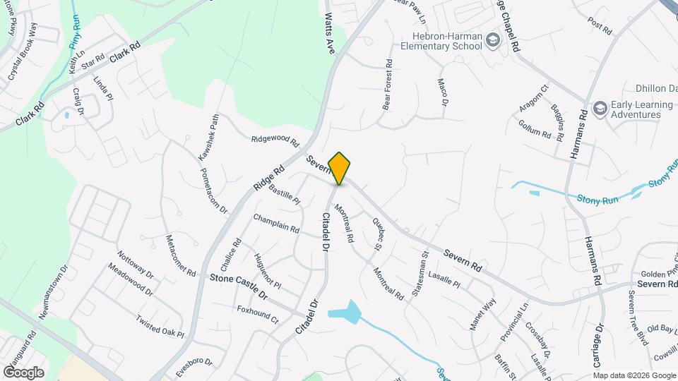 7805 Citadel Dr Map and Location Details