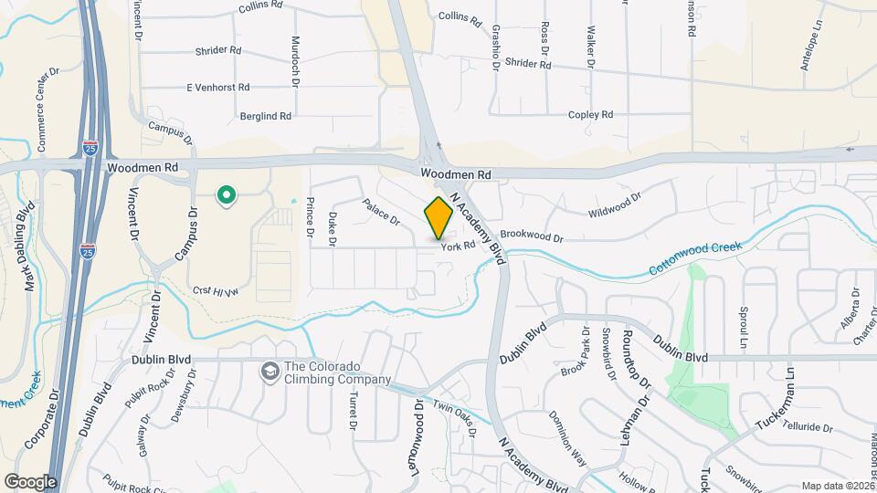 1550 York Rd Map and Location Details