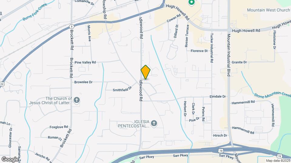 2047 Glynbrook Dr Map and Location Details