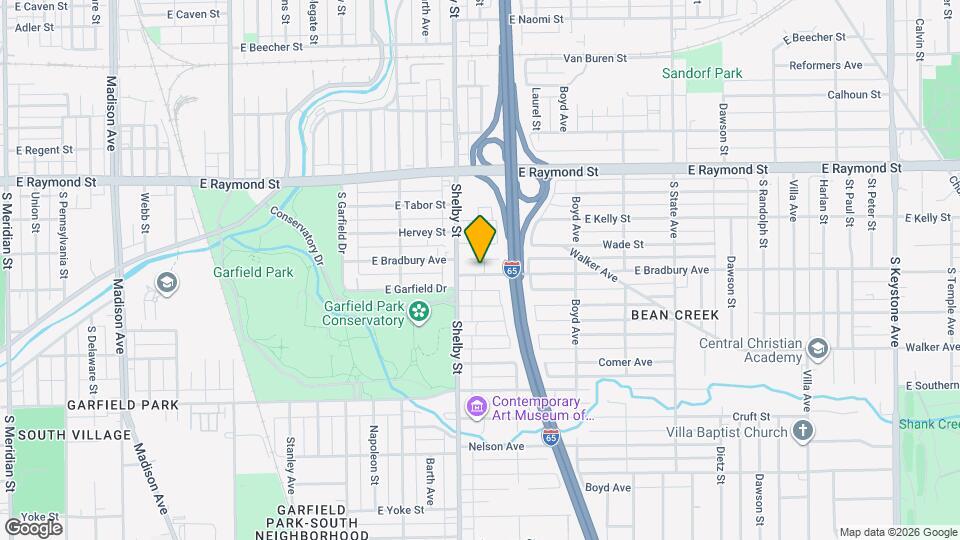 1126 E Bradbury Ave Mapa y Detalles de la Ubicación