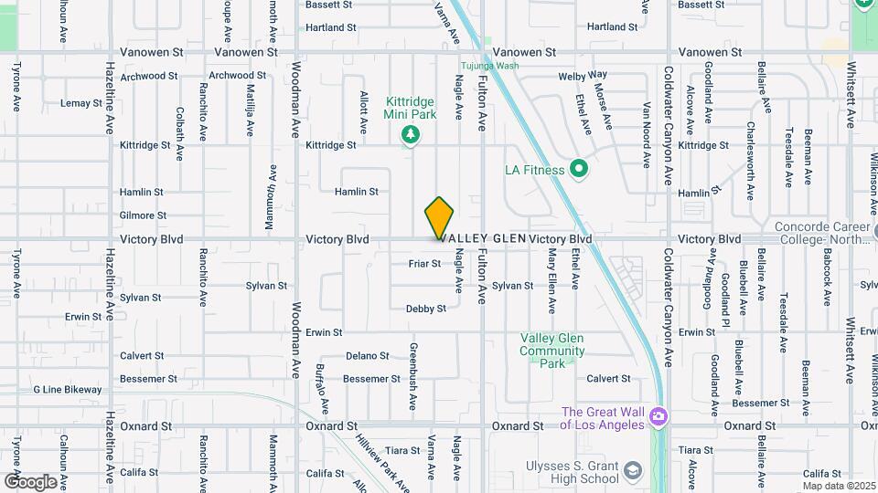 13358 Victory Blvd Map and Location Details